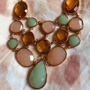 Jewel Necklace and Earrings